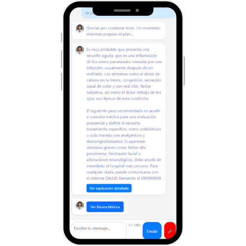 Revisión médica y diagnóstico